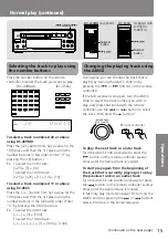 Предварительный просмотр 15 страницы Onkyo MD-105TX Instruction Manual