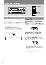 Preview for 16 page of Onkyo MD-105TX Instruction Manual