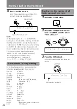 Предварительный просмотр 42 страницы Onkyo MD-105TX Instruction Manual