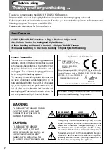 Preview for 2 page of Onkyo MD-105X Operating Instructions Manual