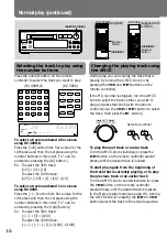 Preview for 16 page of Onkyo MD-105X Operating Instructions Manual