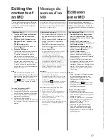 Preview for 47 page of Onkyo MD-121 Instruction Manual