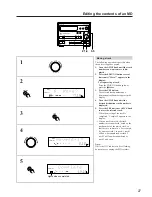 Preview for 27 page of Onkyo MD-185X Instruction Manual