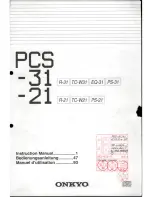 Onkyo PCS-21 Instruction Manual preview