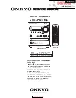 Preview for 1 page of Onkyo PDR-155 Service Manual