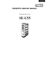 Предварительный просмотр 1 страницы Onkyo SE-U55 Service Manual