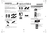 Preview for 1 page of Onkyo SKS-HT594 Instructions Manual