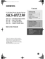 Preview for 1 page of Onkyo SKW-150X Instruction Manual