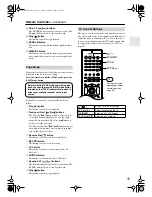 Preview for 15 page of Onkyo SR502S - 6.1 Channel Home Theater Receiver Instruction Manual