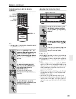 Preview for 89 page of Onkyo SR605S - AV Receiver User Manual