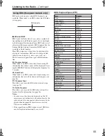 Preview for 55 page of Onkyo SR606S - AV Receiver Instruction Manual