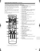 Preview for 93 page of Onkyo SR606S - AV Receiver Instruction Manual