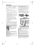 Preview for 74 page of Onkyo SR705 - TX AV Receiver Instruction Manual