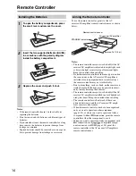 Предварительный просмотр 14 страницы Onkyo SR706S - AV Receiver Instruction Manual