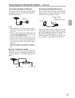 Предварительный просмотр 21 страницы Onkyo SR706S - AV Receiver Instruction Manual