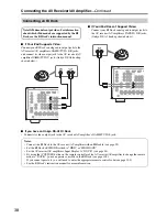 Предварительный просмотр 38 страницы Onkyo SR706S - AV Receiver Instruction Manual