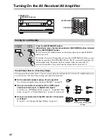 Предварительный просмотр 40 страницы Onkyo SR706S - AV Receiver Instruction Manual