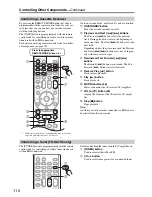 Предварительный просмотр 110 страницы Onkyo SR706S - AV Receiver Instruction Manual