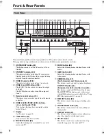 Preview for 8 page of Onkyo SR707 - TX AV Receiver Instruction Manual