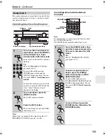 Preview for 105 page of Onkyo SR707 - TX AV Receiver Instruction Manual