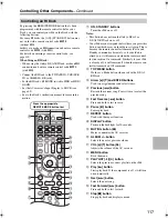 Preview for 117 page of Onkyo SR707 - TX AV Receiver Instruction Manual