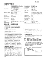 Preview for 2 page of Onkyo T-4000 Service Manual