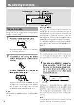 Preview for 16 page of Onkyo T-405TX Instruction Manual