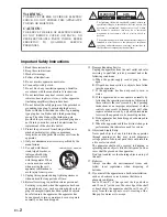 Preview for 2 page of Onkyo T-4070 Instruction Manual