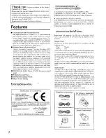 Предварительный просмотр 2 страницы Onkyo T-4211 Instruction Manual