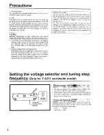 Предварительный просмотр 4 страницы Onkyo T-4211 Instruction Manual