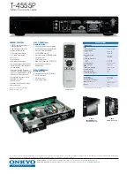 Preview for 2 page of Onkyo T-4555P Specifications