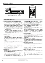 Предварительный просмотр 12 страницы Onkyo T-4711 Instruction Manual