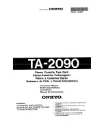 Предварительный просмотр 1 страницы Onkyo TA-2090 Instruction Manual