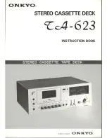 Onkyo TA-623 Instruction Book preview