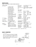 Предварительный просмотр 3 страницы Onkyo TX-2500 Service Manual