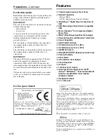 Предварительный просмотр 4 страницы Onkyo TX-8050 Instruction Manual