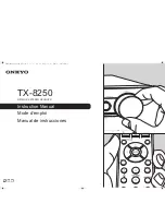 Onkyo TX-8250 Instruction Manual preview