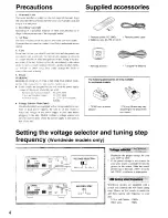 Preview for 4 page of Onkyo TX-8410 Instruction Manual