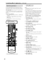 Предварительный просмотр 42 страницы Onkyo TX-8555 Instruction Manual