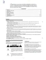 Предварительный просмотр 2 страницы Onkyo TX-870 Instruction Manual