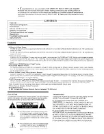 Предварительный просмотр 2 страницы Onkyo TX-901 Instruction Manual