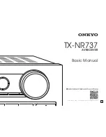 Onkyo TX-NR737 Basic Manual предпросмотр