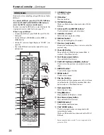 Предварительный просмотр 20 страницы Onkyo TX NR906 - AV Network Receiver User Manual