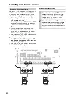 Preview for 28 page of Onkyo TX NR906 - AV Network Receiver User Manual