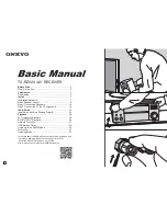 Onkyo TX-RZ920 Basic Manual preview