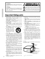 Preview for 2 page of Onkyo TX-SE350 Instruction Manual