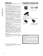 Preview for 4 page of Onkyo TX-SE350 Instruction Manual