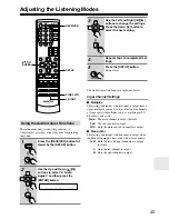 Preview for 45 page of Onkyo TX-SR303 Instruction Manual