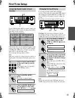 Preview for 33 page of Onkyo TX-SR304 Instruction Manual