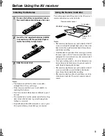 Preview for 9 page of Onkyo TX-SR403 Instruction Manual